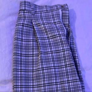 White Plaid Pants | Holister